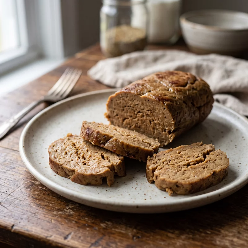 Homemade Seitan, vegan recipe