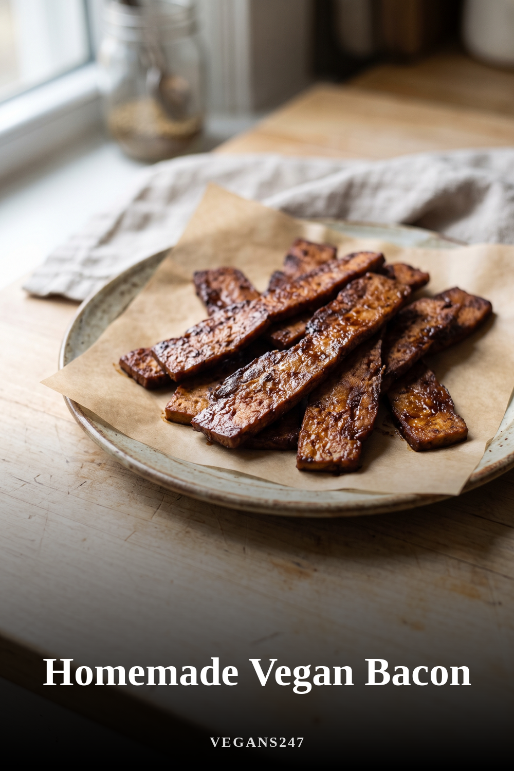 Homemade Vegan Bacon