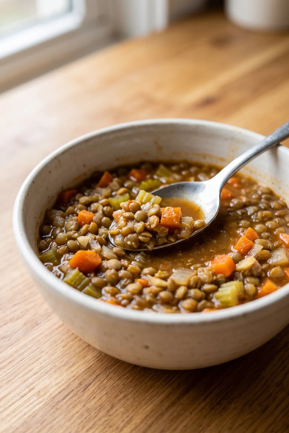 Vegan Lentil Soup, vegan recipe