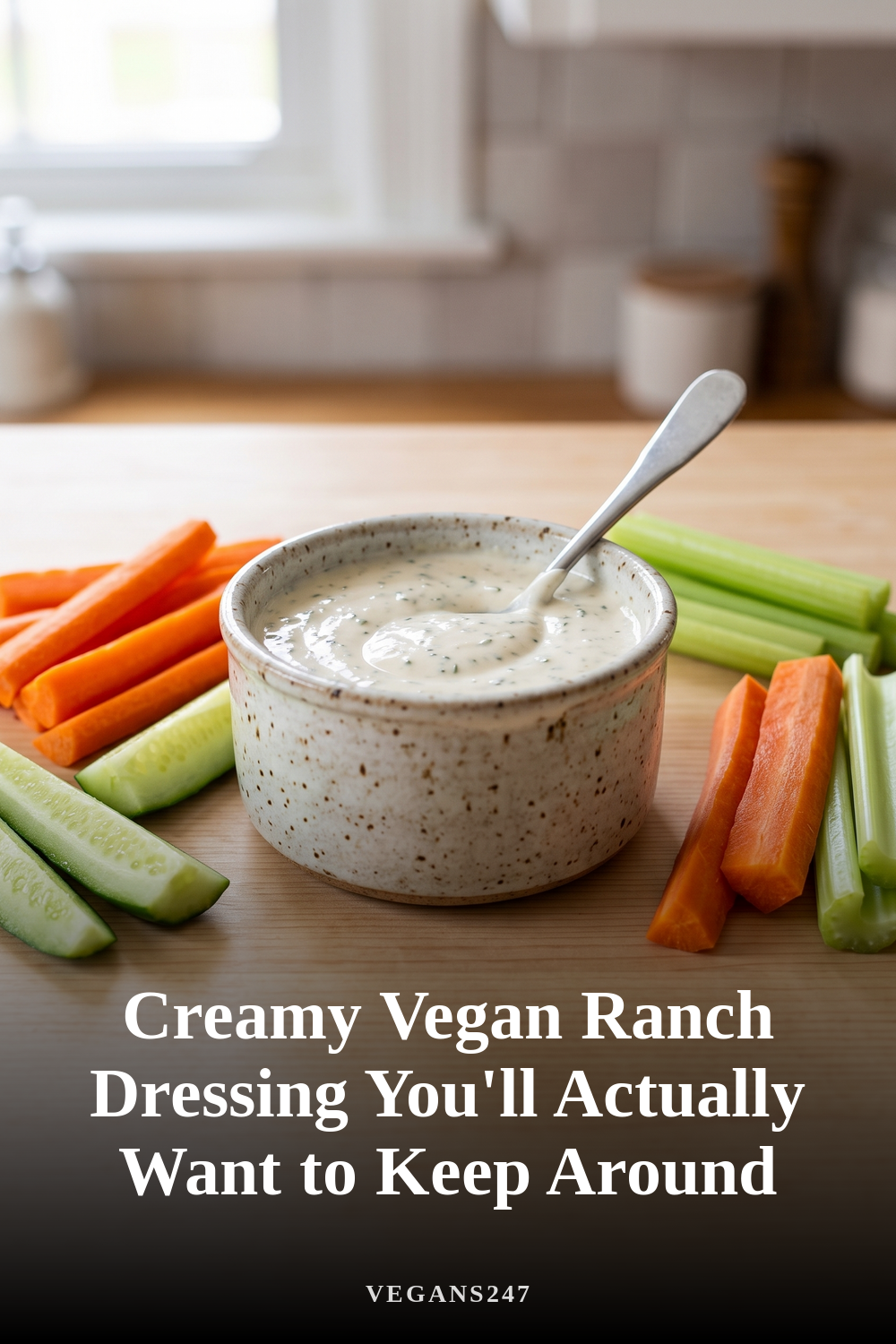 Creamy Vegan Ranch Dressing You’ll Actually Want to Keep Around