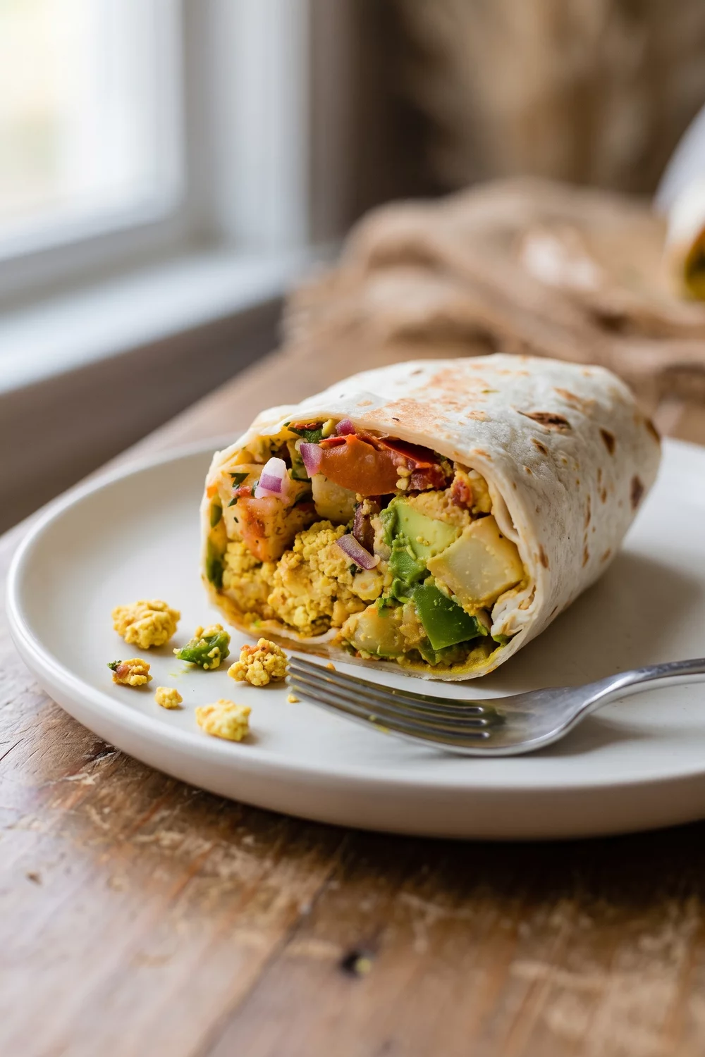 Vegan Breakfast Burrito, vegan recipe