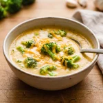 Vegan Broccoli Cheddar Soup, vegan recipe