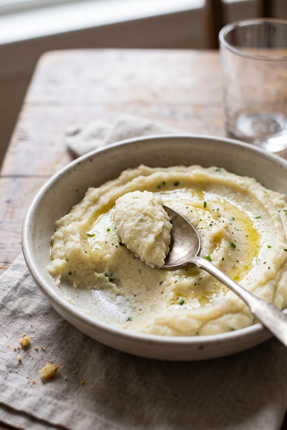 Vegan Cauliflower Mash, vegan recipe