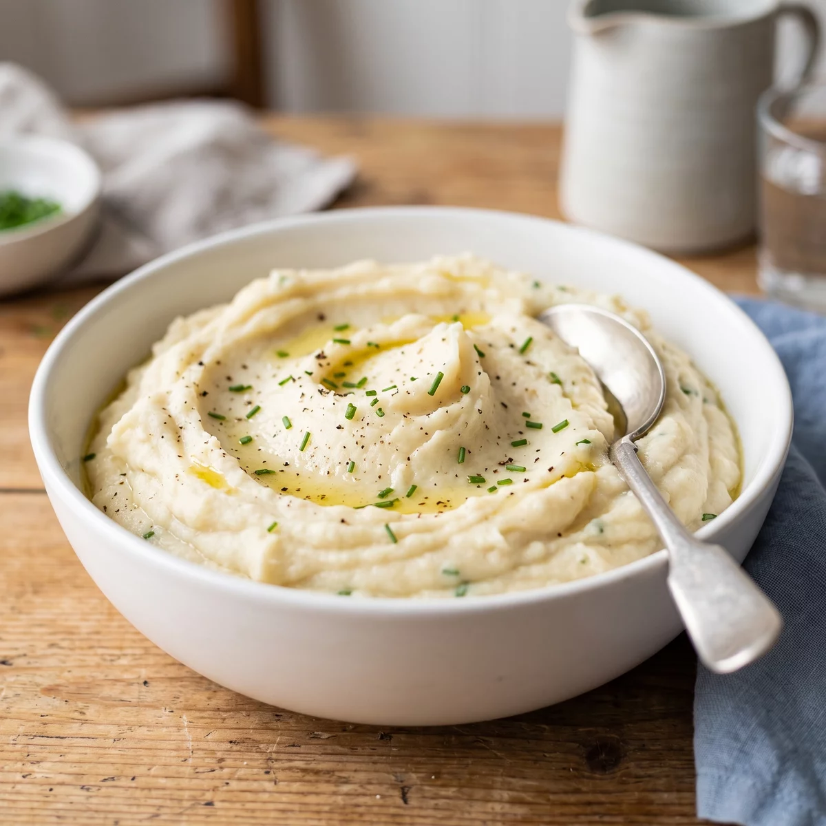 Creamy Vegan Cauliflower Mash (Not Watery)