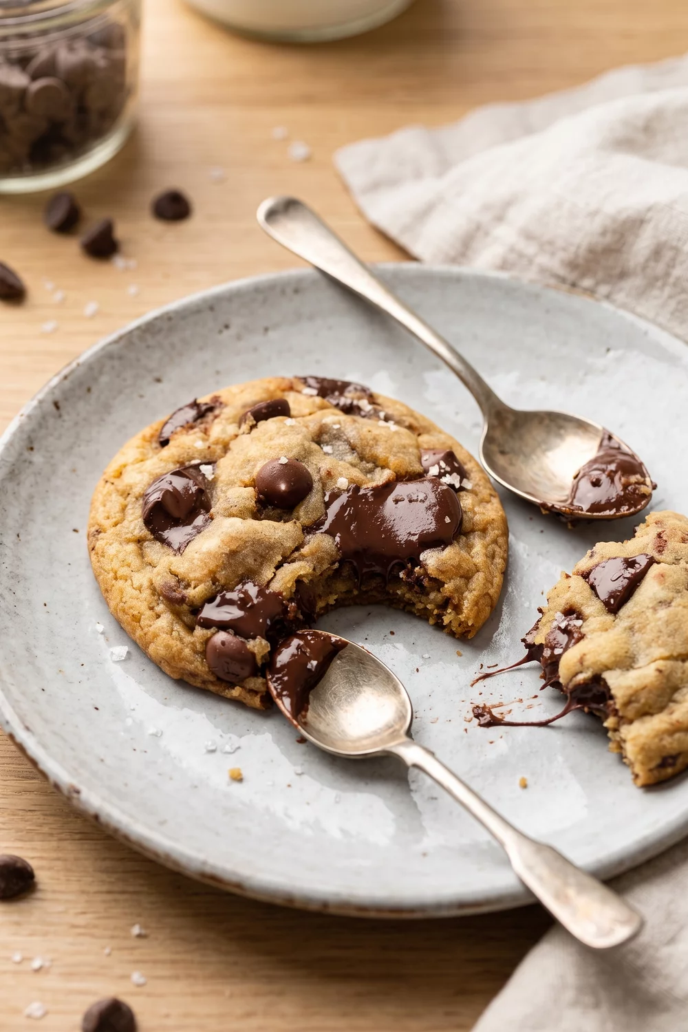 Vegan Chocolate Chip Cookies, vegan recipe