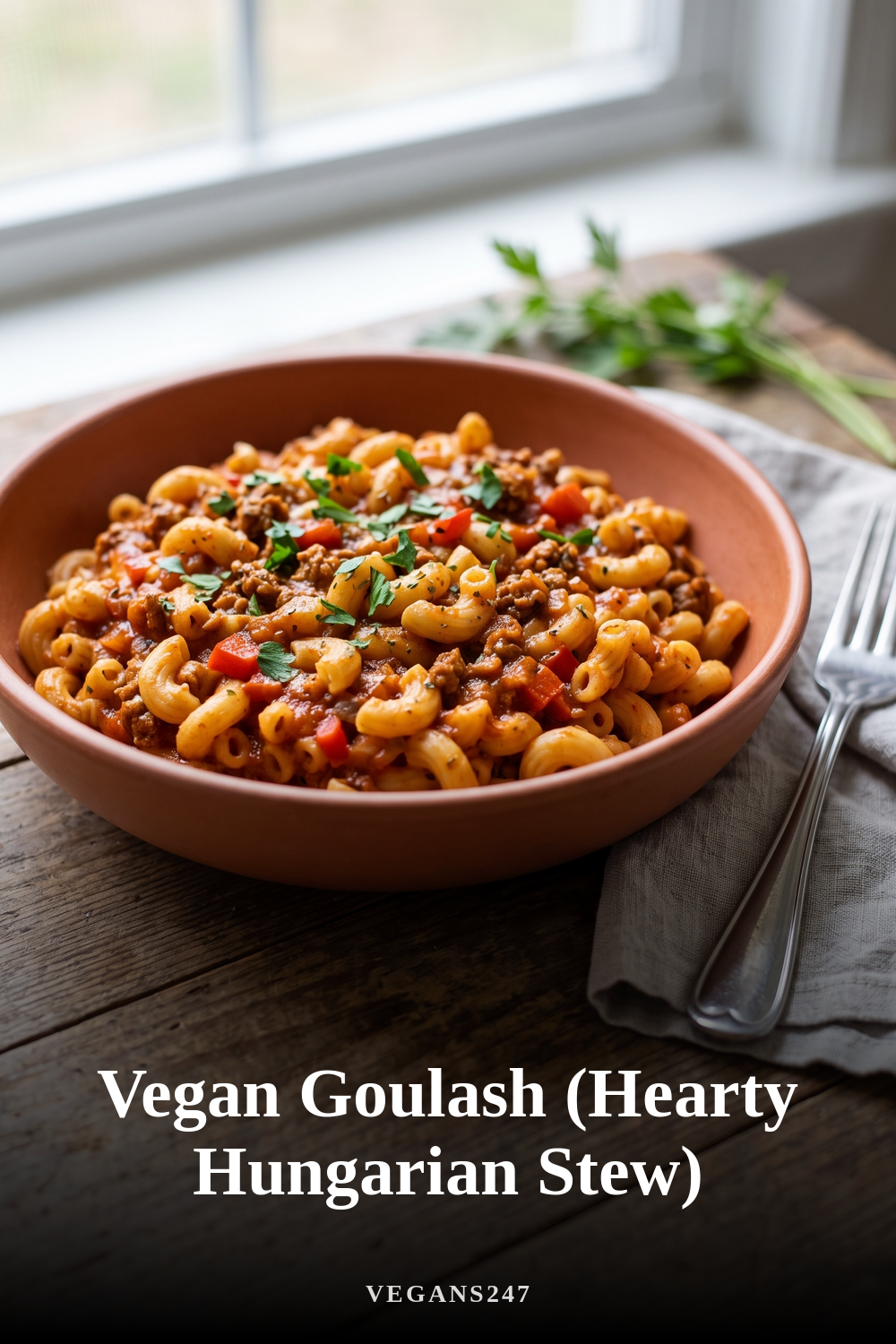 Vegan Goulash (Hearty Hungarian Stew)