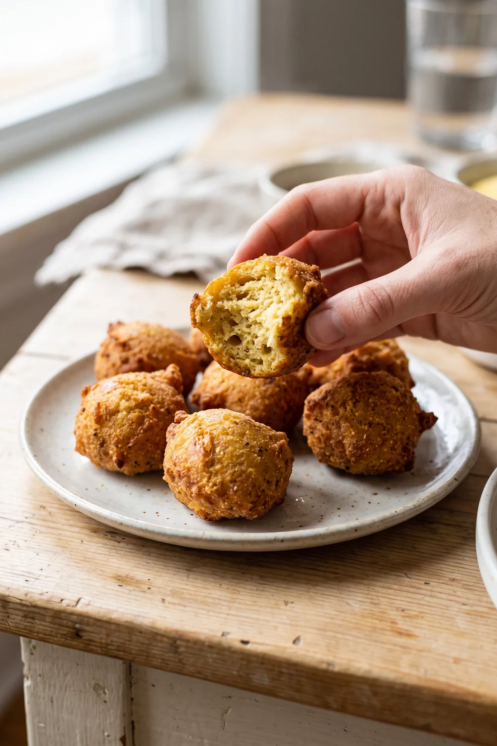 Vegan Hush Puppies, vegan recipe