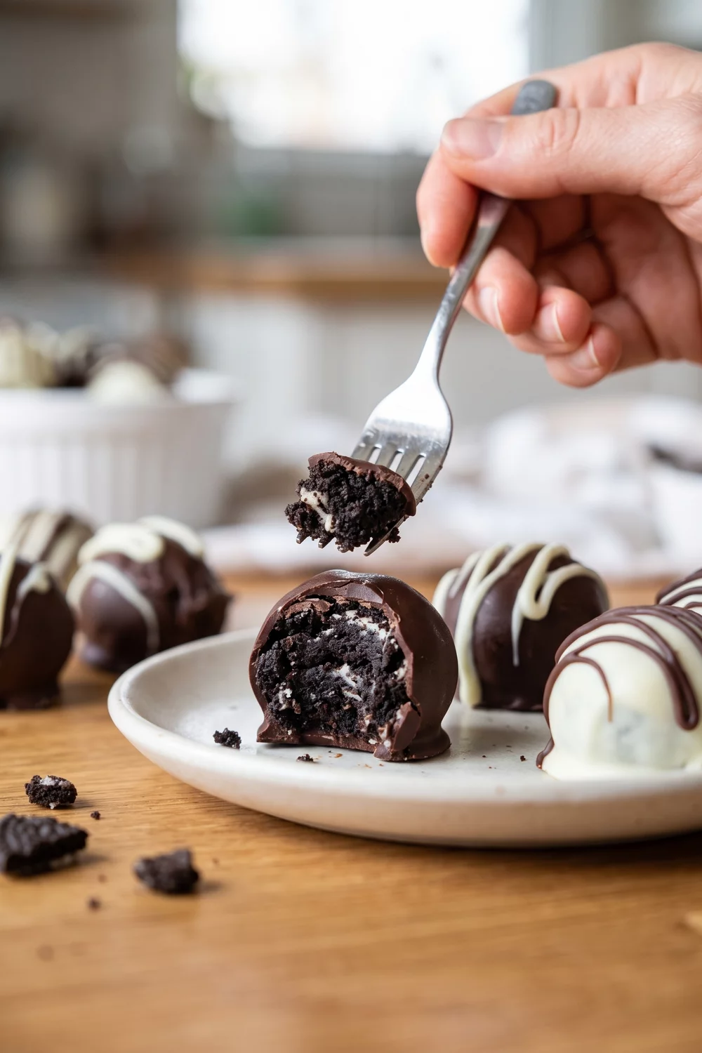 Vegan Oreo Truffles, vegan recipe