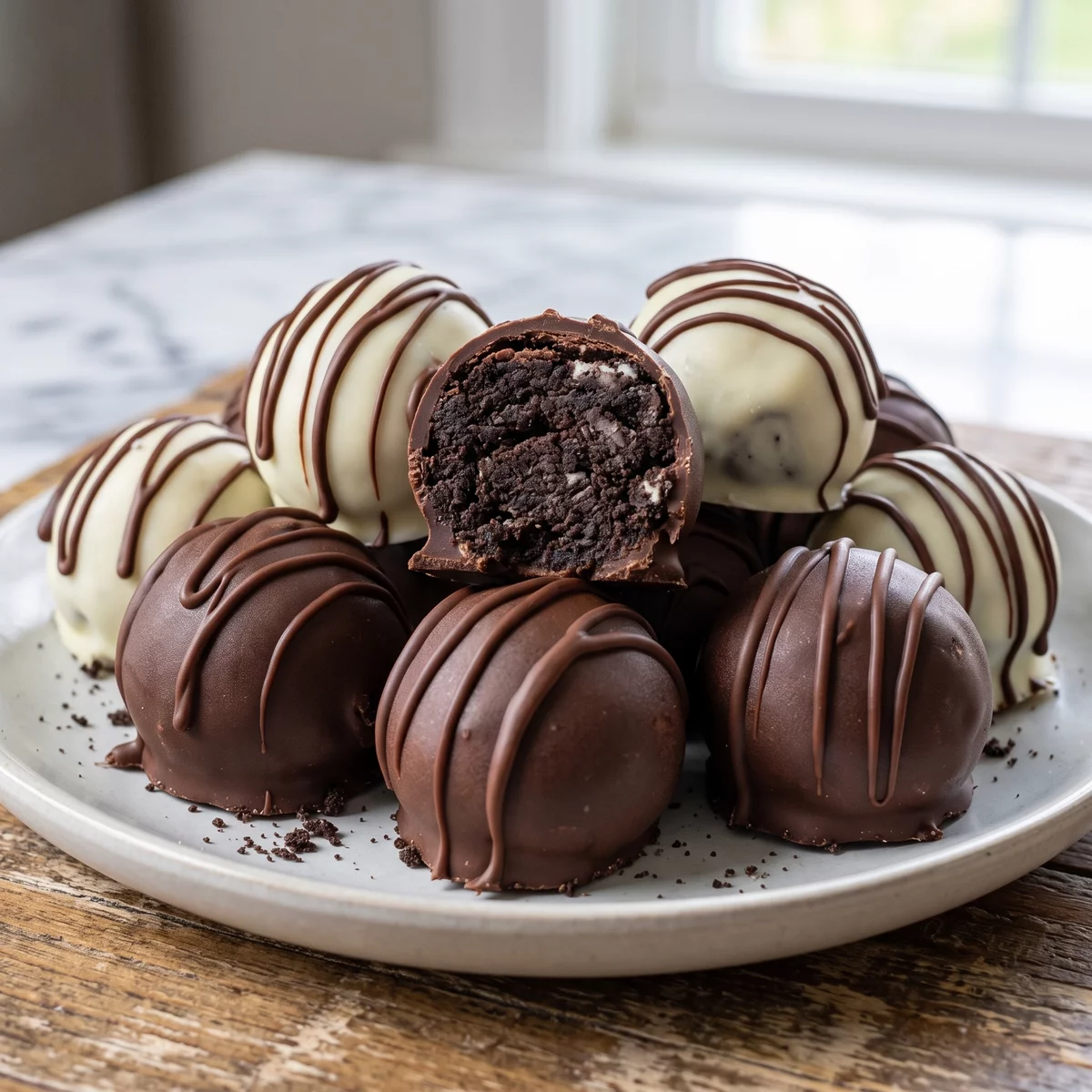 No-Bake Vegan Oreo Truffles