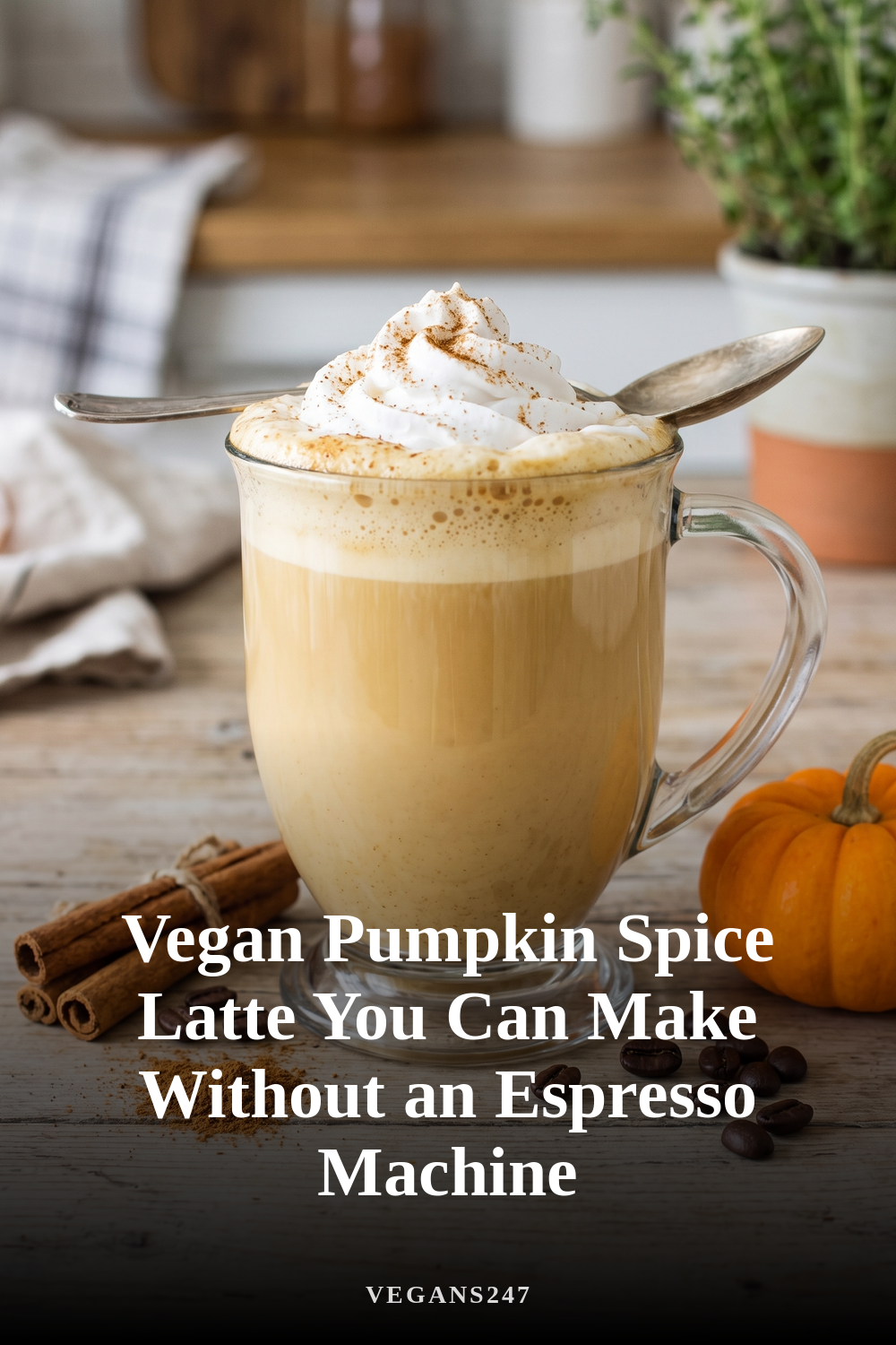 Vegan Pumpkin Spice Latte You Can Make Without an Espresso Machine