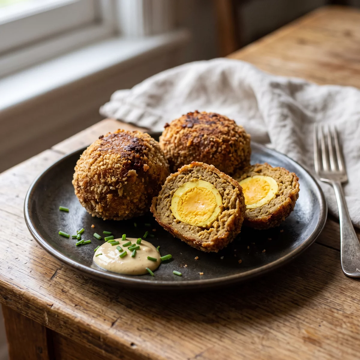Vegan Scotch Eggs, vegan recipe