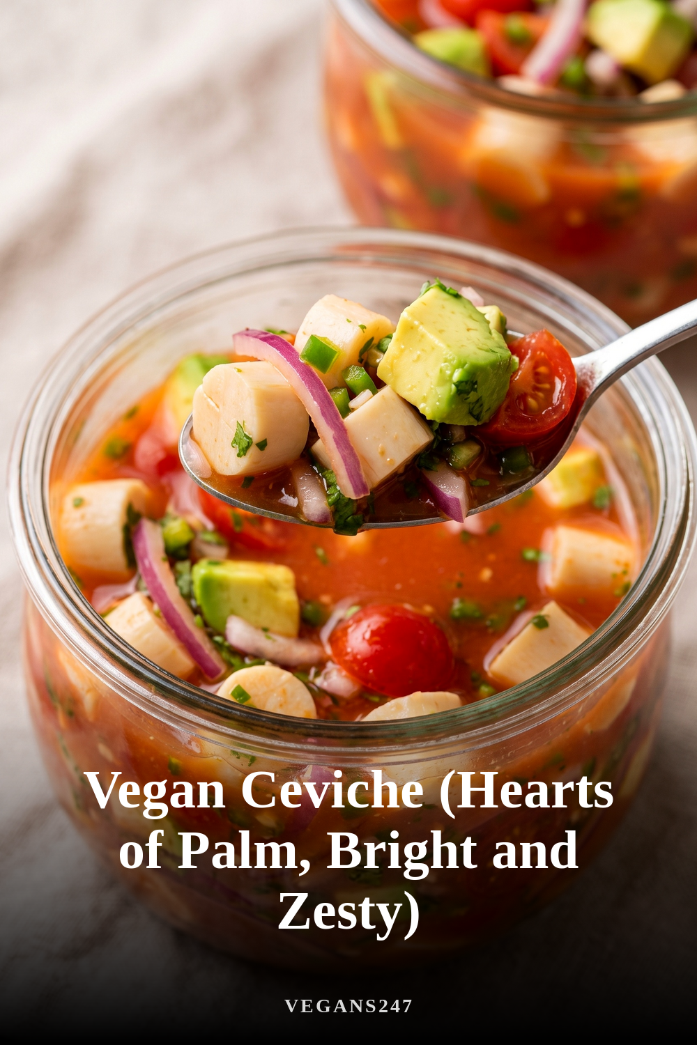 Vegan Ceviche (Hearts of Palm, Bright and Zesty)