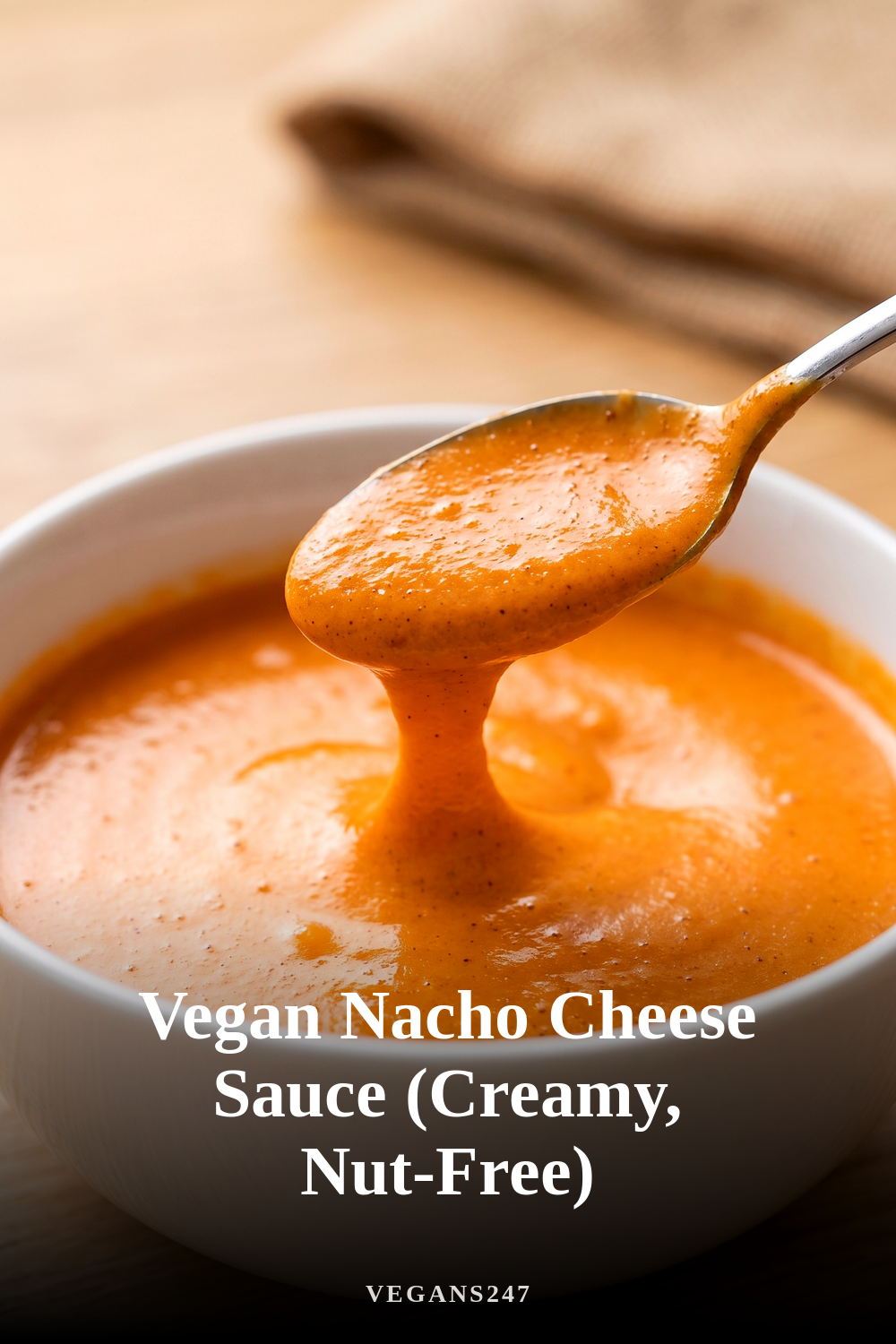 Vegan Nacho Cheese Sauce (Creamy, Nut-Free)