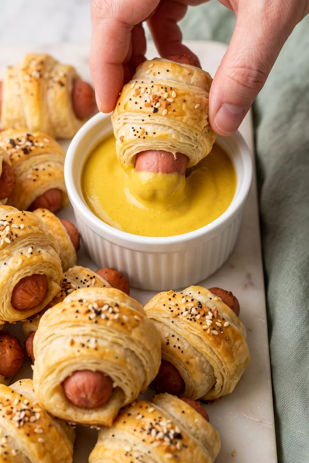 Vegan Pigs in a Blanket, vegan recipe