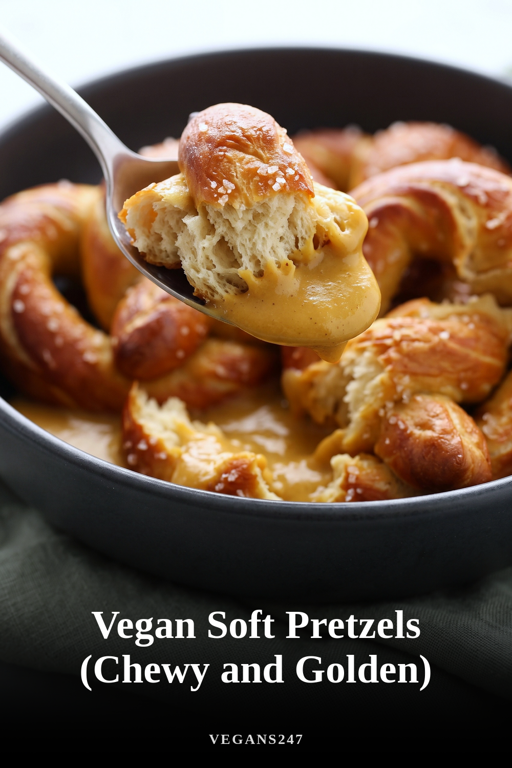 Vegan Soft Pretzels (Chewy and Golden)