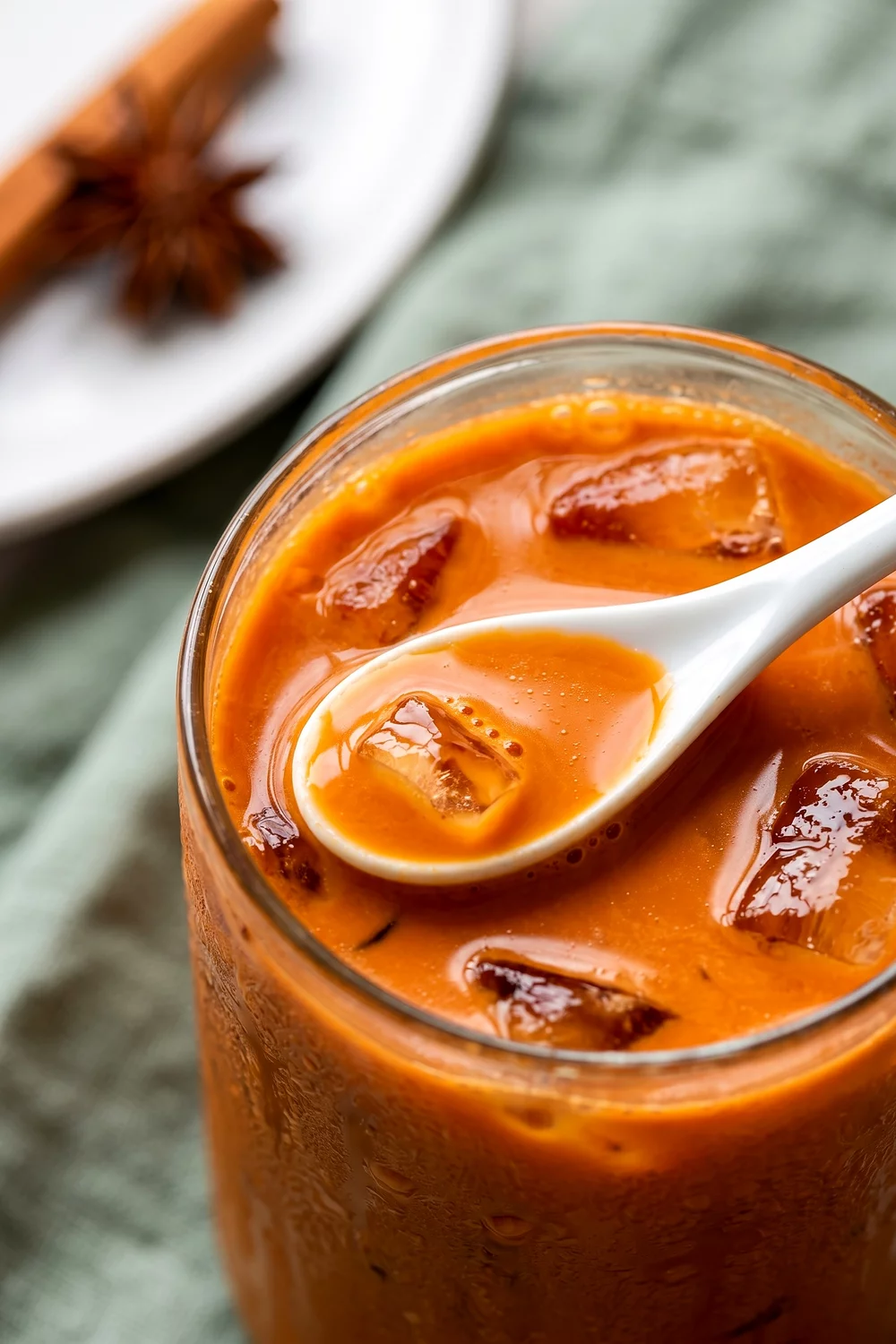 Vegan Thai Iced Tea, vegan recipe