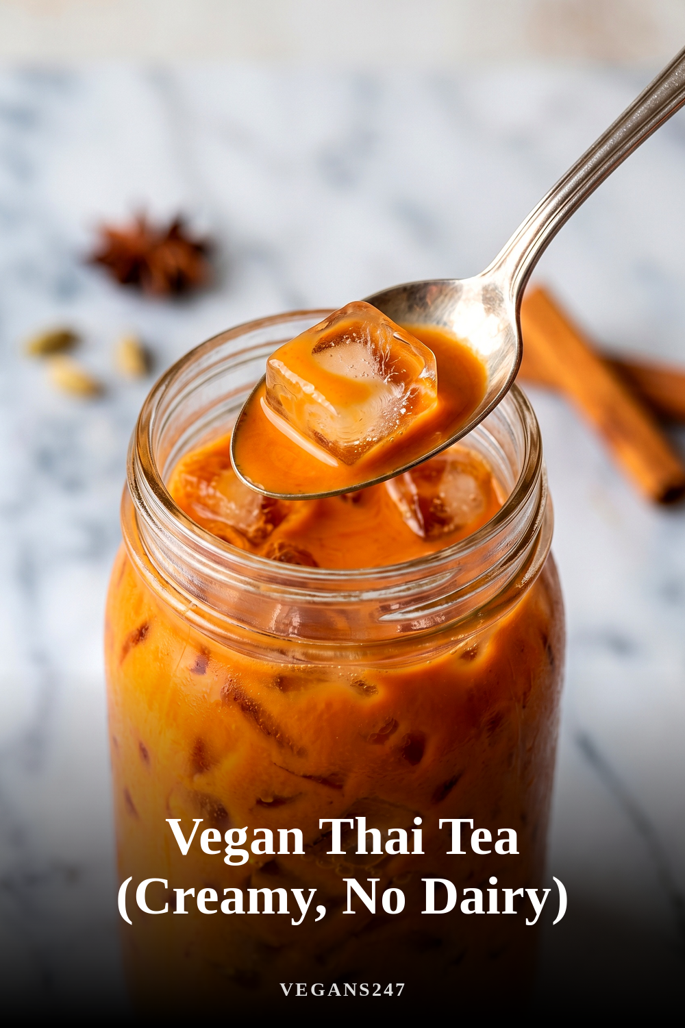 Vegan Thai Tea (Creamy, No Dairy)